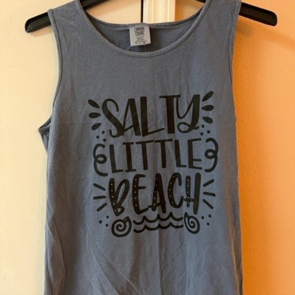 Custom Colors Tank Top Salty Little Beach